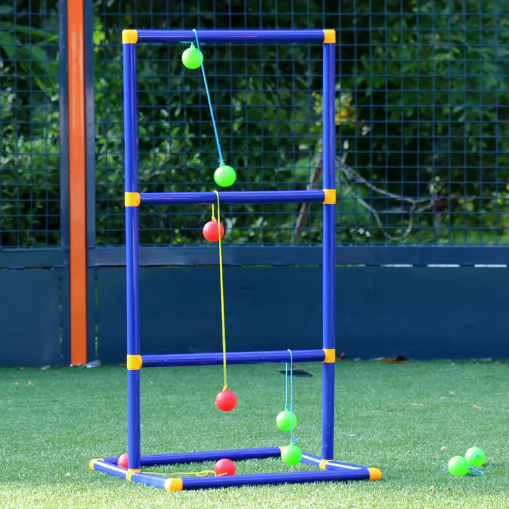 

Golf Toy Outdoor Play Portable Funny Durable Lawn Toss Game Camping Non Toxic Kids Sport Adults Ladder Ball Set Backyard
