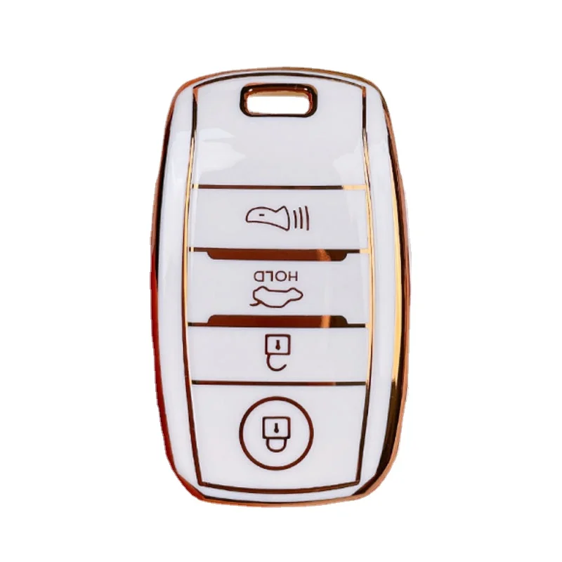 

Tpu Car Key Case Cover for Kia Cerato Forte K4 Sorento KX7 K3S Picanto Stonic Carnival Car Key Cover 3 4 Button Car Key Case