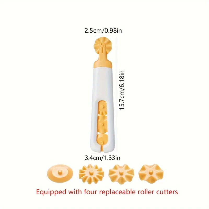 

Набор пластиковых резаков для пиццы 4-в-1