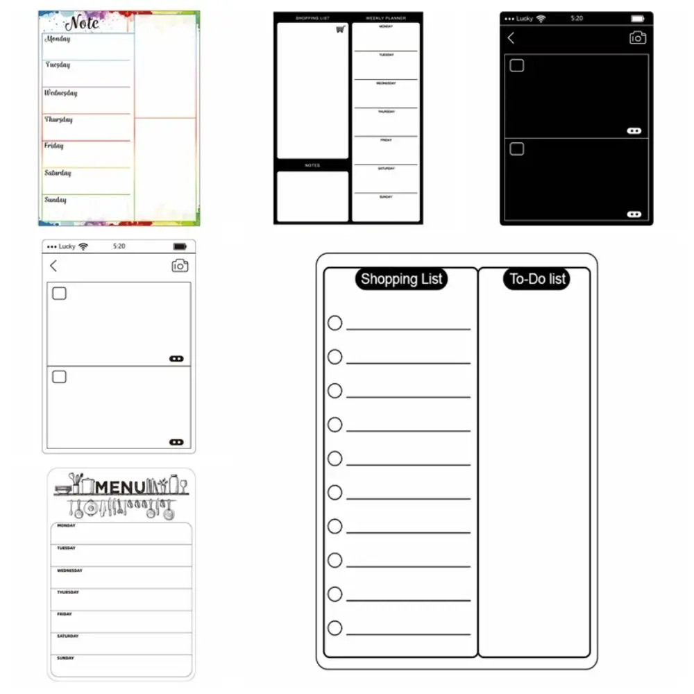 

Magnetic Daily Weekly Monthly Planner Calendar Schedule TO DO LIST Whiteboard Fridge Sticker Message Note Menu