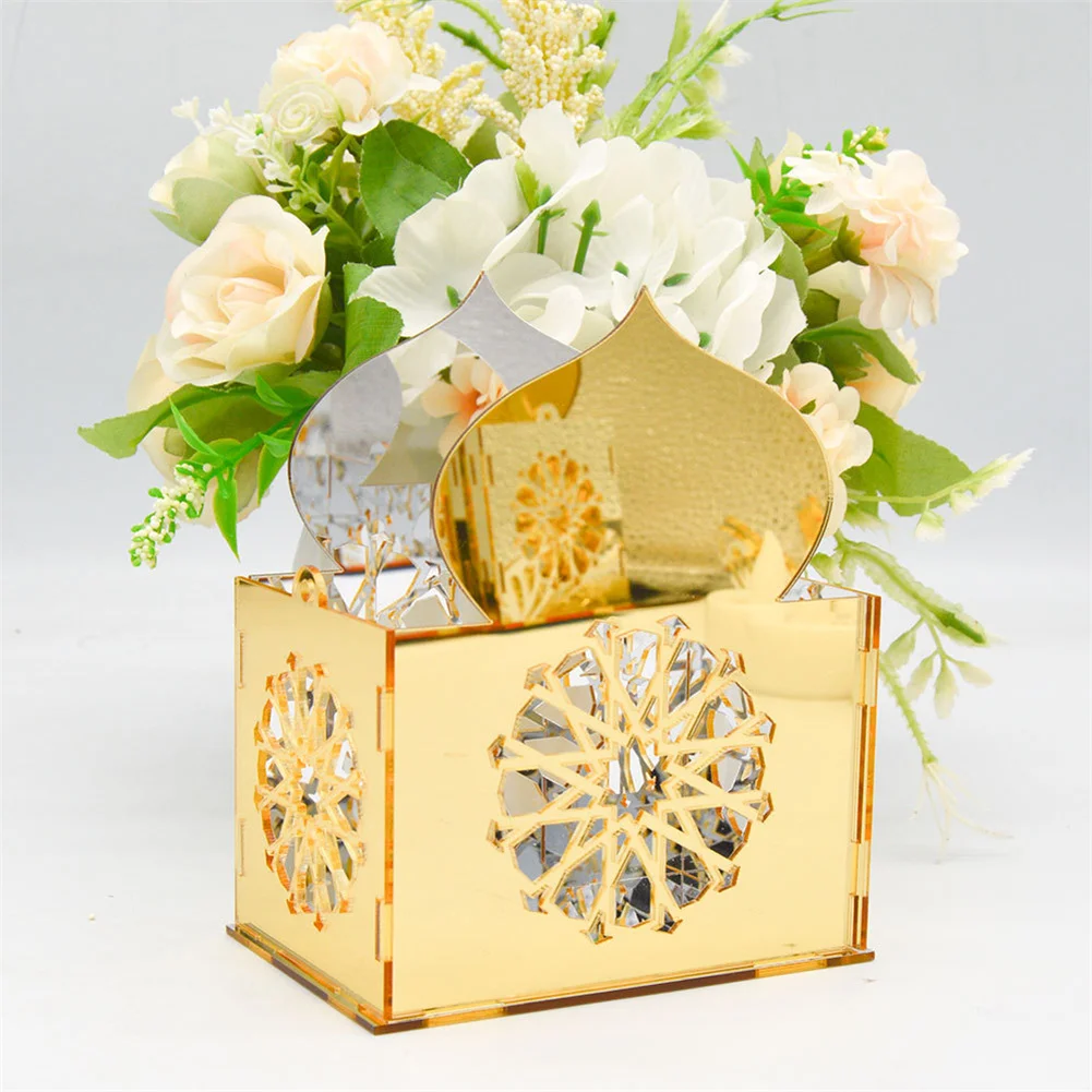

EID Mubarak Decoration Ramadan Ornaments LED Candle Table Decor Islamic Muslim Eid Al Adha Party Supplies Kareem Gifts