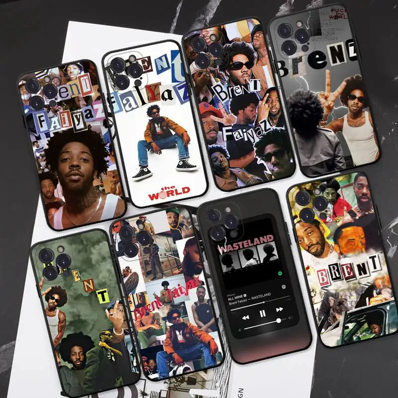 

RuiCaiCa Brent Faiyaz Singer Phone Case For iPhone 8 7 6 6S Plus X SE 2020 XR XS 14 11 12 13 Mini Pro Max Mobile Case