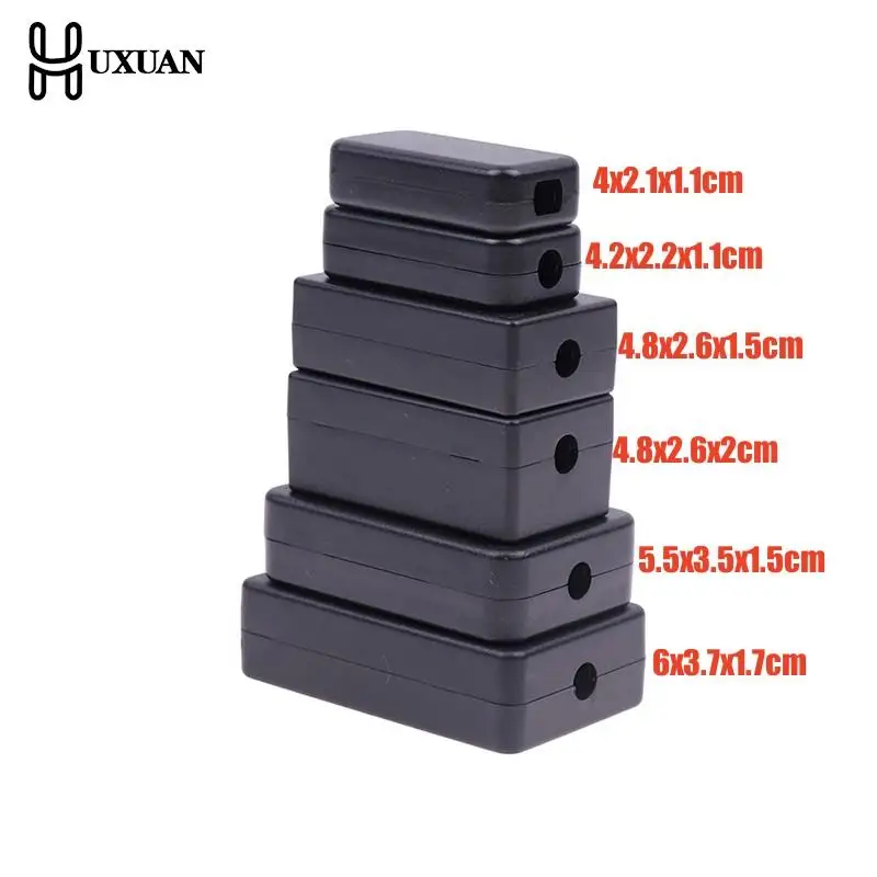 

Waterproof ABS Plastic Project Box Storage Case Housing Instrument Case Black Enclosure Boxes Electronic Supplies High Quality