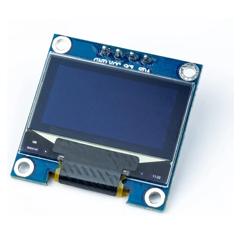 Фото Модуль OLED-дисплея 0,96 дюйма SSD1315 I2C IIC SPI Serial 128X64 LCD 4-контактный желтый синий белый синий для Arduino (контактные разъемы паяные) №3