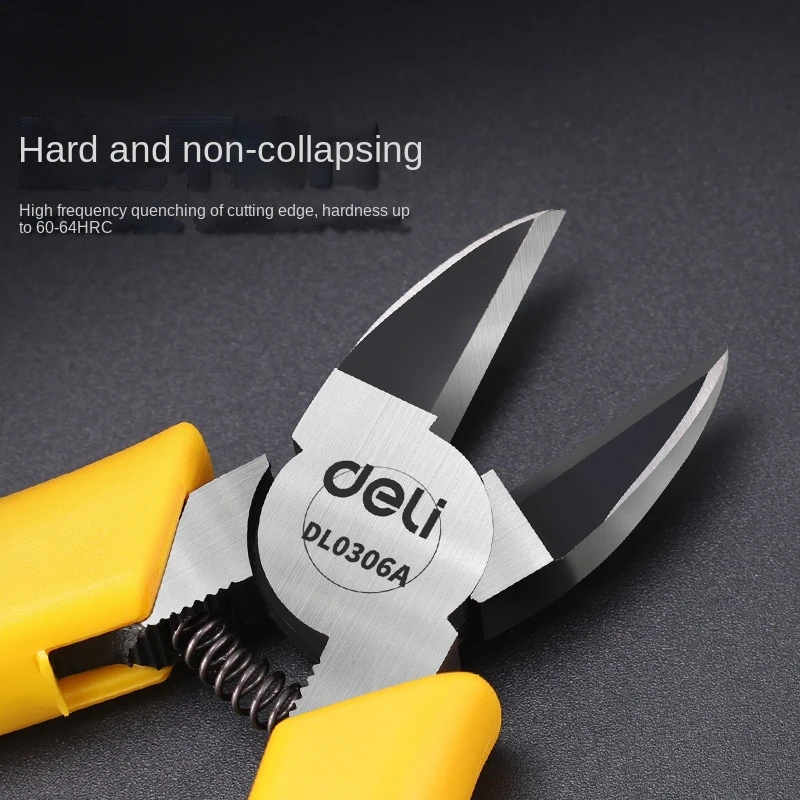 Xiaomi Deli диагональные плоскогубцы стандартные пластиковые 5/6 дюймов резак для