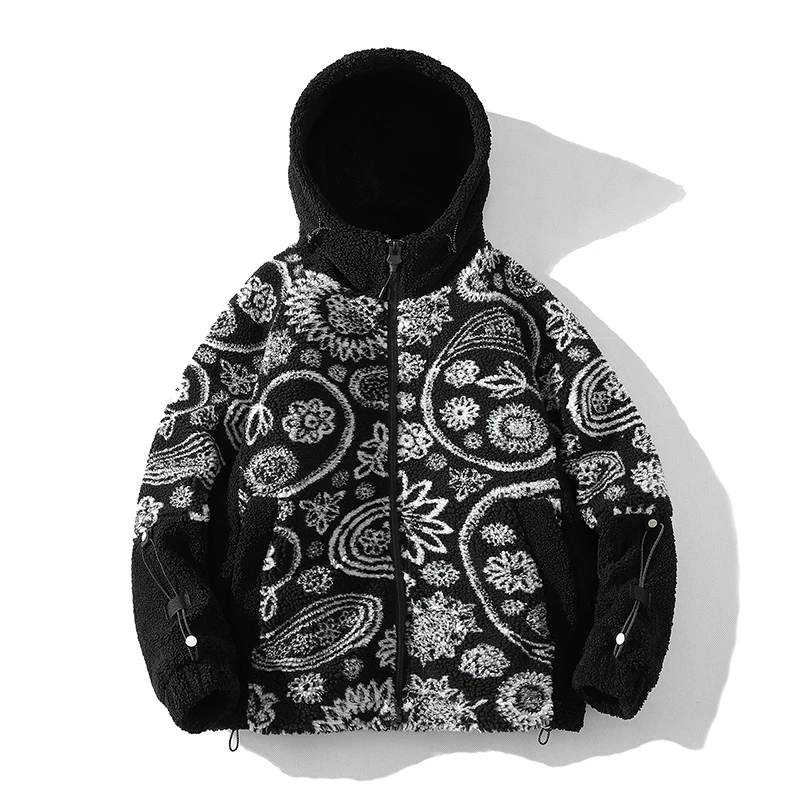 

Мужская зимняя куртка, новинка 2023, модная флисовая сохраняющая тепло куртка, ветровка большого размера, Повседневная ветрозащитная куртка для мужчин