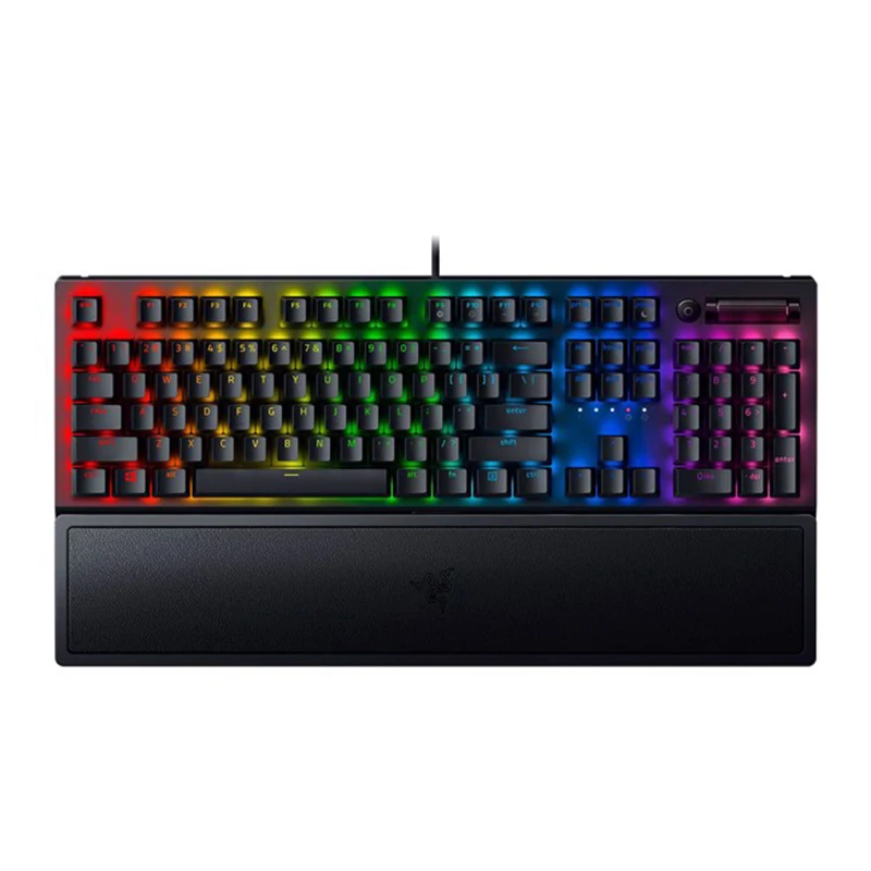 

Razer BlackWidow V3 Mechanical Gaming Keyboard Wired RGB Backlit Keyboard with Mechanical Switches Doubleshot ABS keycaps