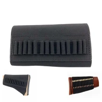 tactical 14 rounds shell holder airsoft gun buttstock bullet ammo pouch military cartridge carrier bag hunting accessories