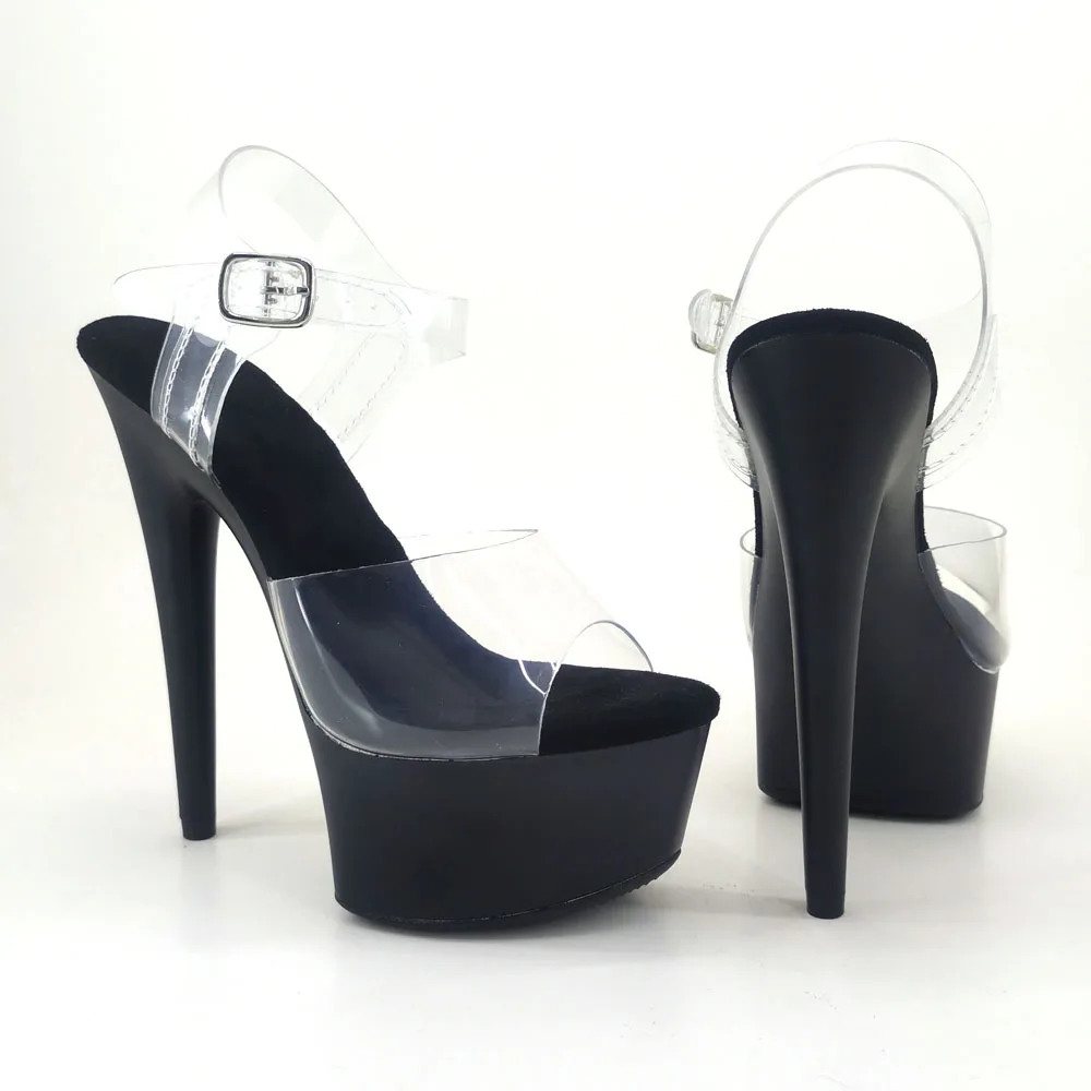 Leecab 6Inch/15cm pvc upper lady High Heels  Platform Party Sexy  Exotic Pole Dancing Sandals