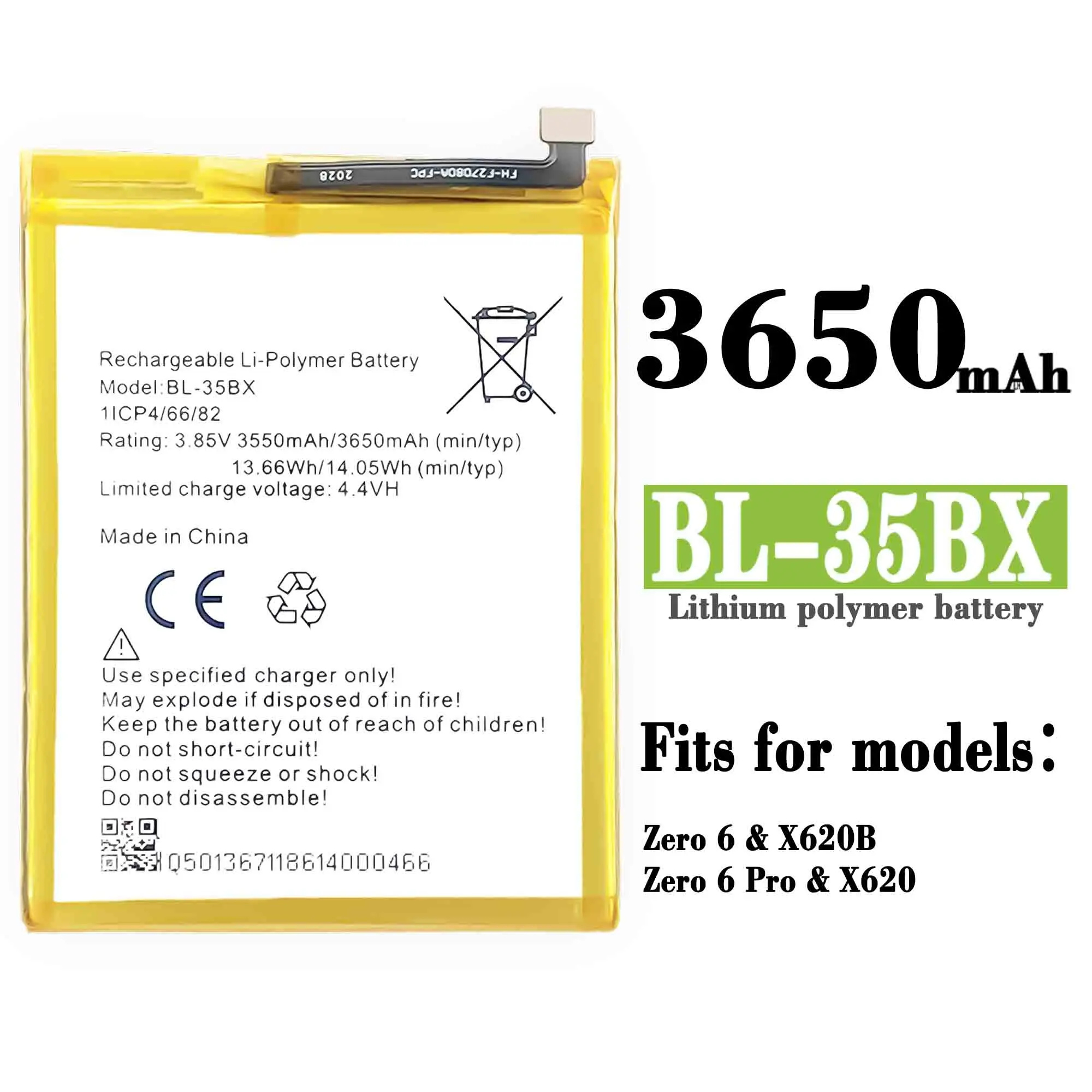 compatible for infinix x620 bl 35bx 3650mah phone battery series free global shipping