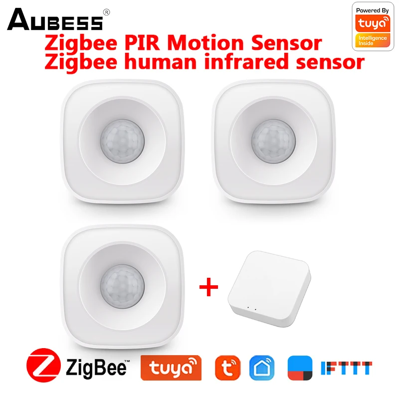 

Tuya ZigBee PIR Motion Sensor Works Gateway Wireless Infrared Detector Security Burglar Alarm Sensor Smart Life APP Control