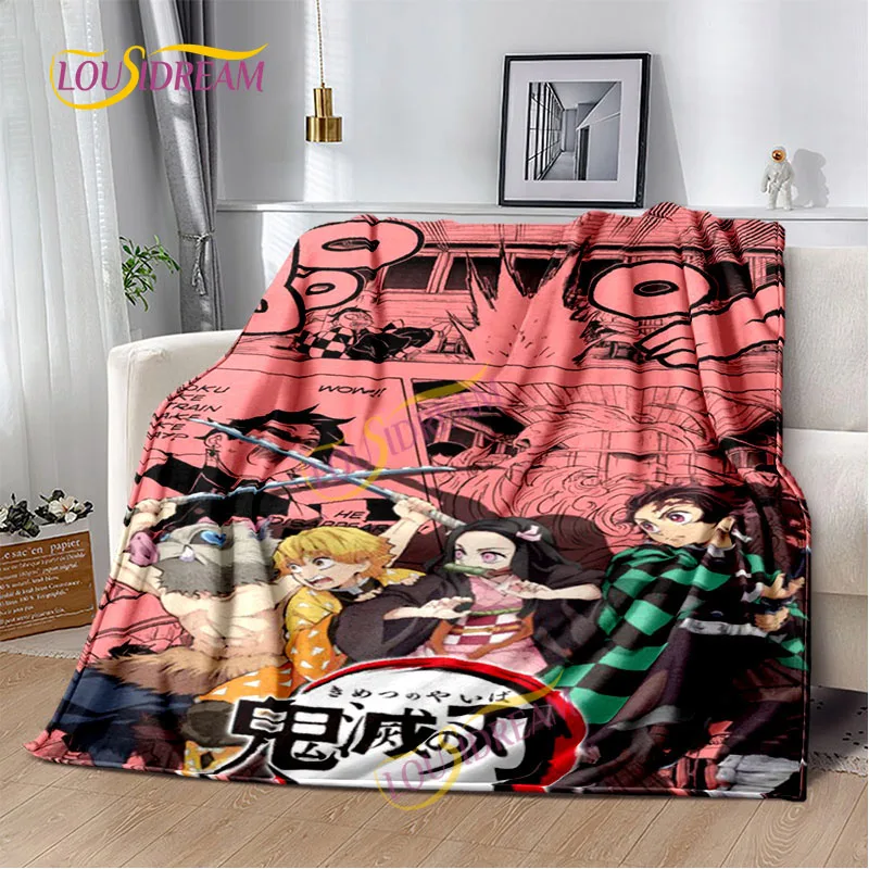 

Новое японское мультяшное фланелевое одеяло-убийца демонов модное домашнее детское тонкое одеяло-листовка домашнее офисное Походное покрывало