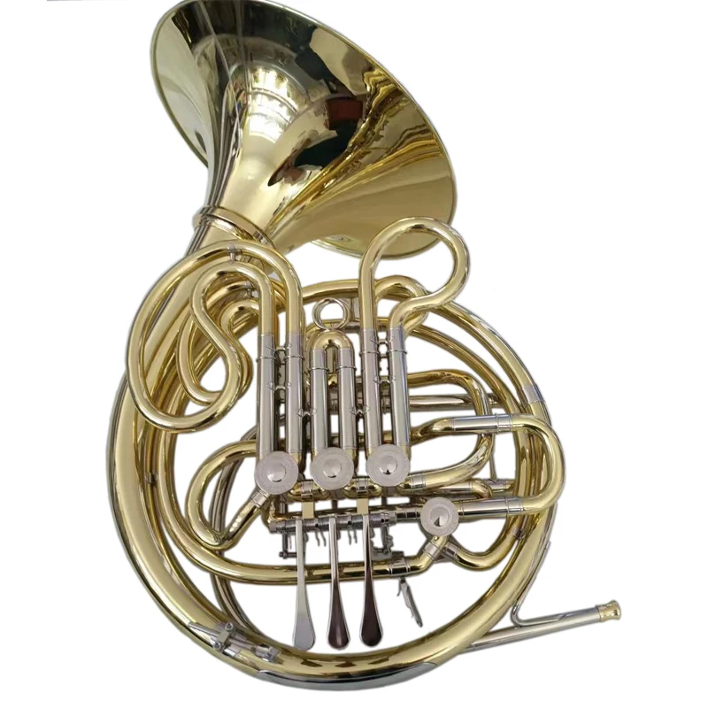 CONN 8D-doble bocina francesa, instrumentos musicales, 4 válvulas divididas, campana con estuche y boquilla