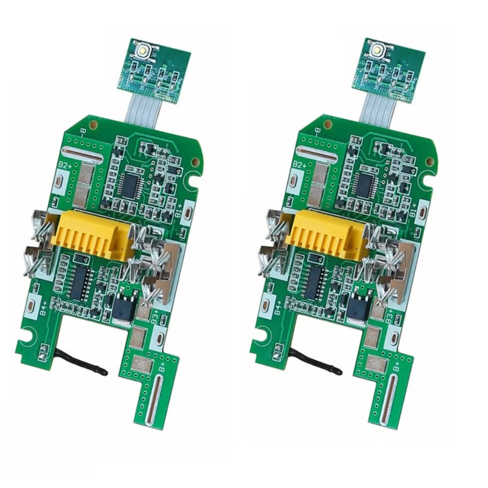 2PCS Charging Protection Circuit Board For Bl1815 5-cell Lithium Battery For Makita 18V Battery Indicator enlarge