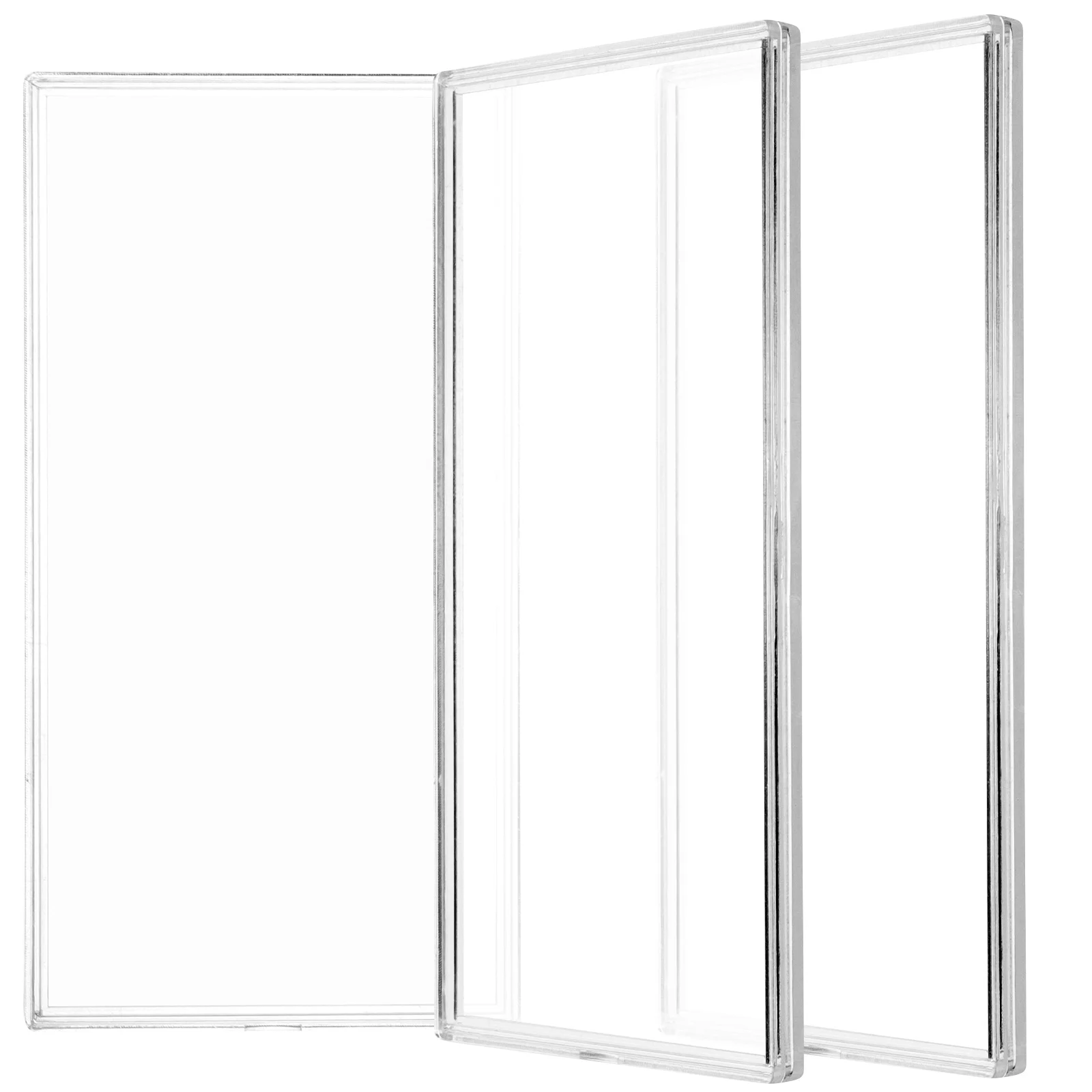 

Money Case Cash Clear Protective Case Compartment Container Paper Holder