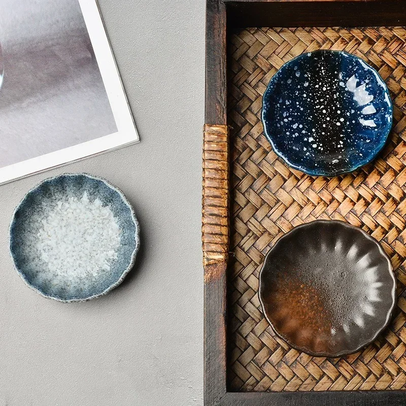 Блюдо для японского соуса керамическая тарелка приправ барбекю и домашняя