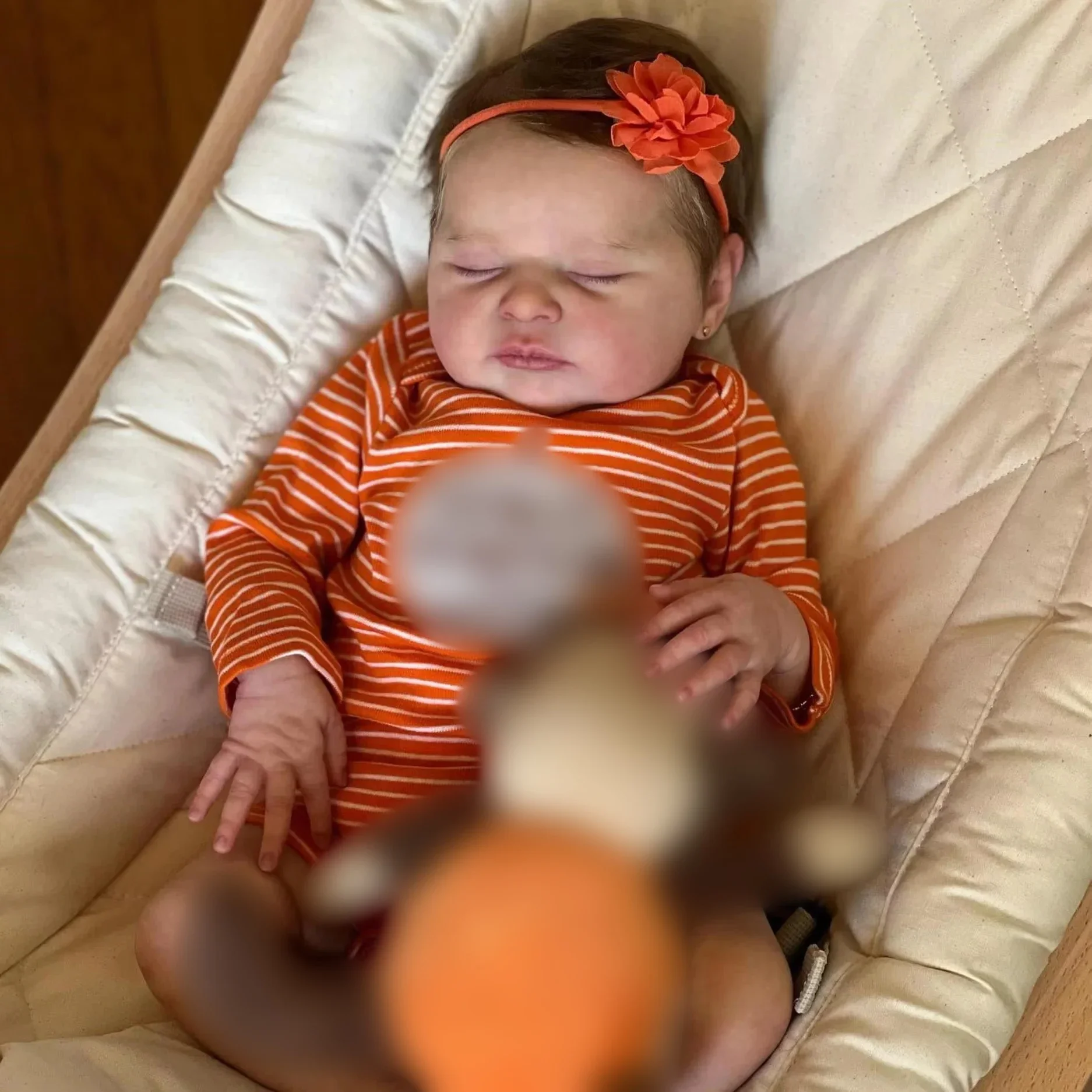 19-дюймовая мягкая тканевая кукла Laura для новорожденных уже готовая реборн 3D кожа