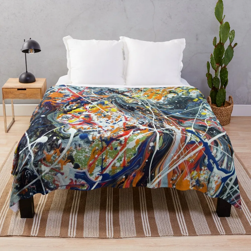 Абстрактное искусство Джексона Поллока (1912-1956) Одеяло из США Симпатичные