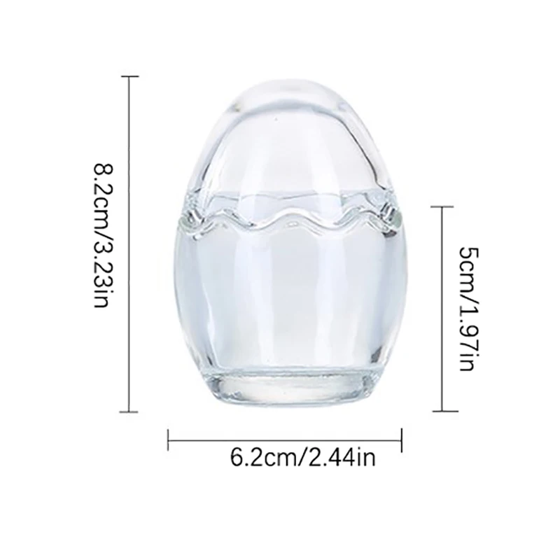 Чашка для пудинга в виде яиц без свинца стеклянный поднос мороженого мусса