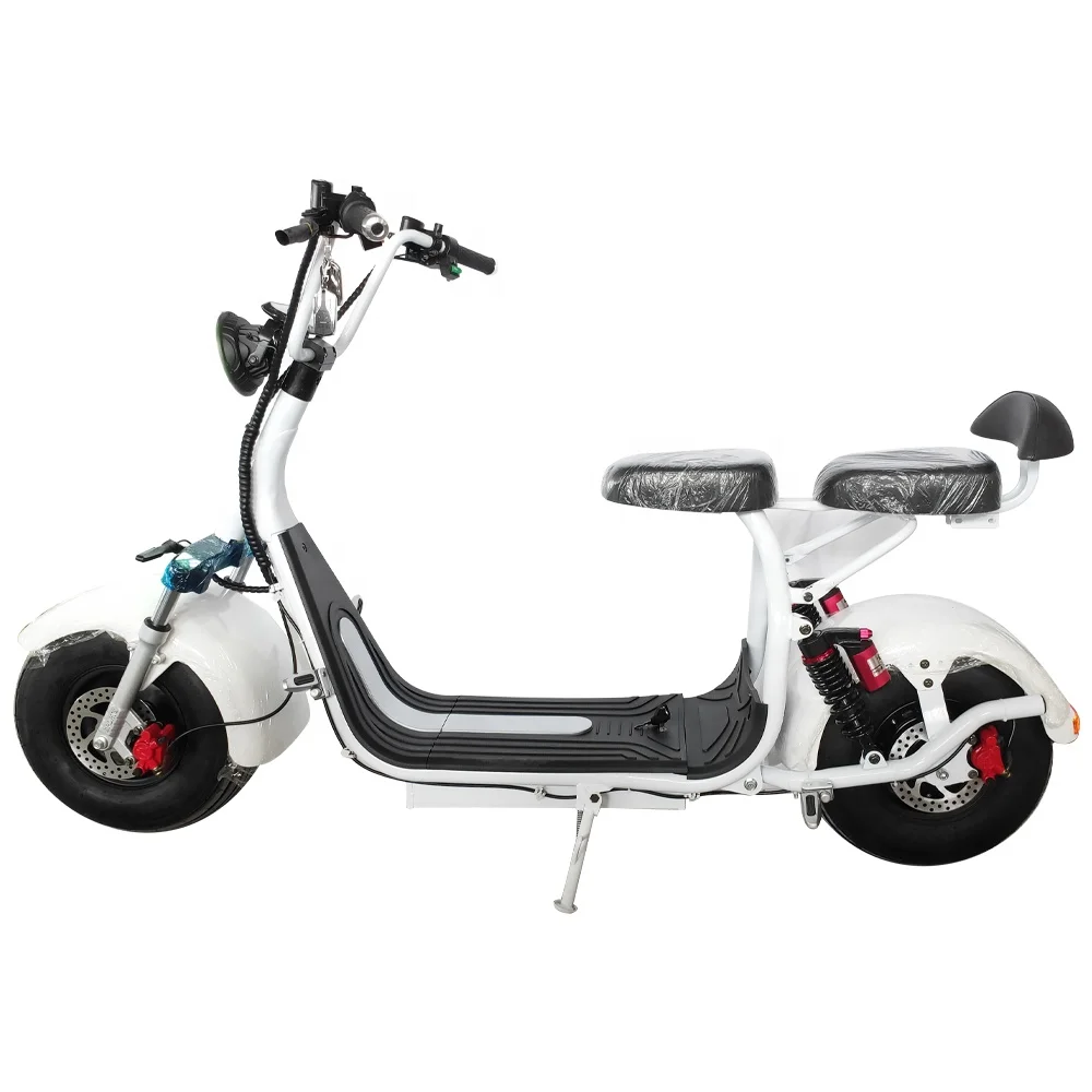 Склад США 2000 Вт 20 Ач Электрический мотоцикл E Скутеры Citycoco для взрослых 8 дюймов 10