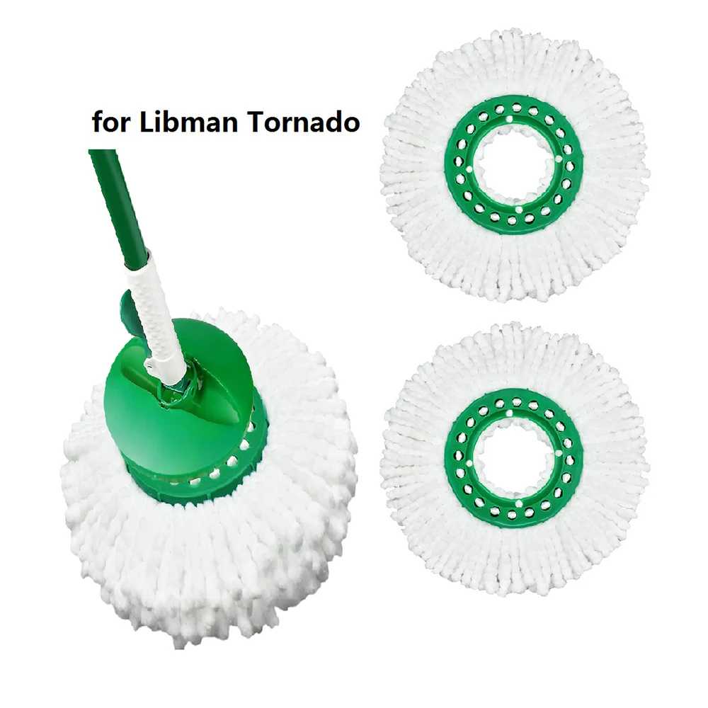 Сменная головка для швабры Libman Tornado большая круглая насадка из микрофибры