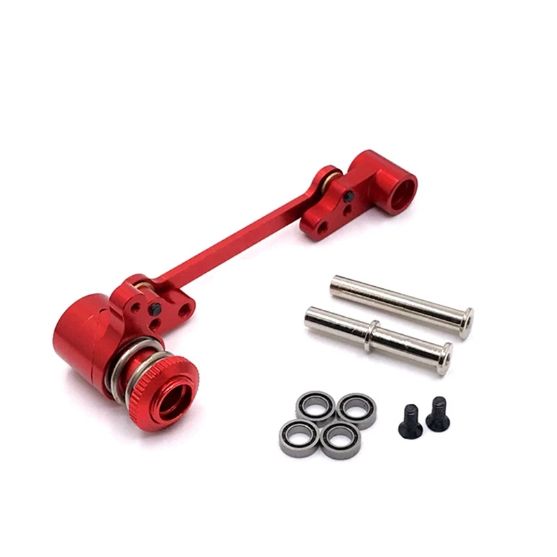 

FBIL-Metal Steering Bellcrank Servo Saver For Wltoys 144001 144010 124016 124017 124019 RC Car Upgrade Parts Accessories
