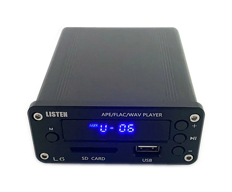 listen L6 Audio decoder U disk SD card mobile hard disk APE lossless DTS playback audio source headphone amp
listen L6 Audio decoder U disk SD card mobile hard disk APE lossless DTS playback audio source headphone amp