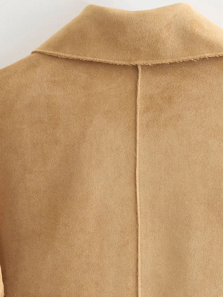 VigoCasey 2025 весеннее женское однотонное пальто женская однобортная куртка с длинным