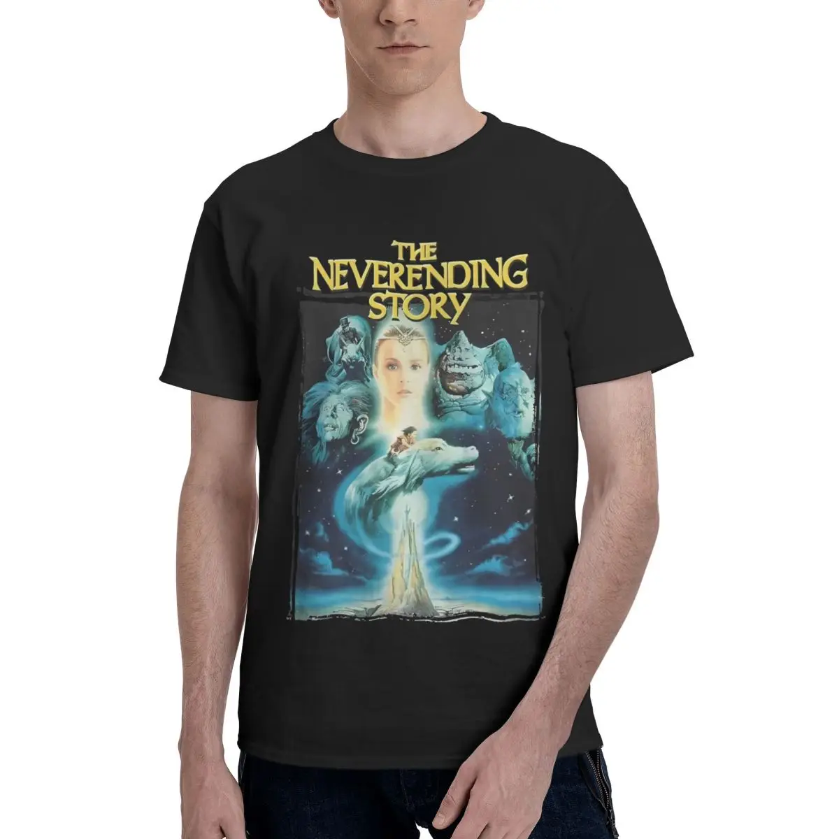 The Neverending Story Merch повседневные дышащие удобные топы из 100% хлопка забавная футболка