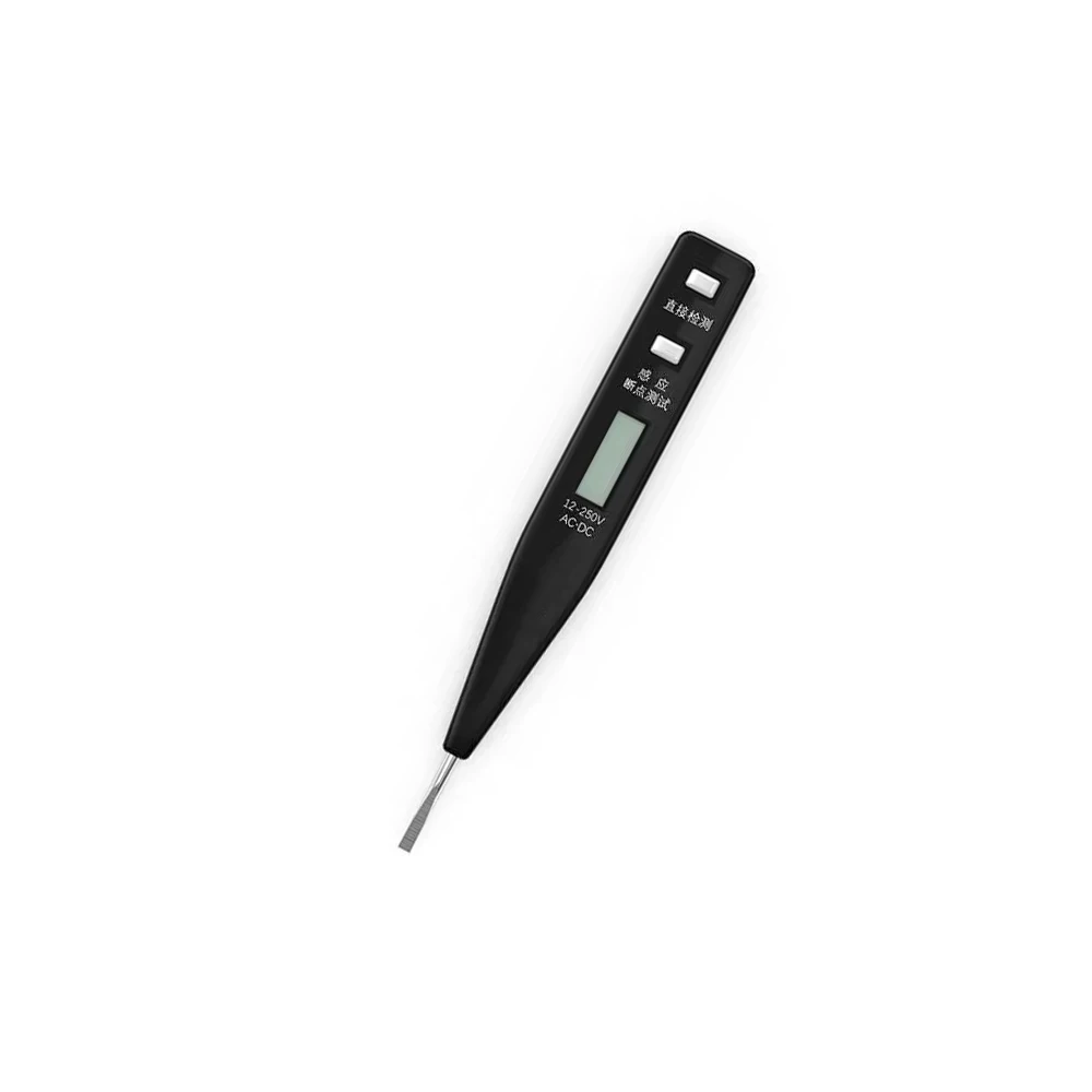 

Цифровой тестер напряжения с ЖК-дисплеем, 12-250 В переменного тока