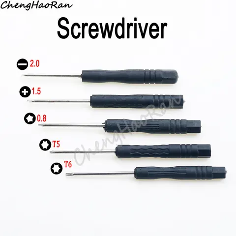 Отвертка Torx T5 T6 плоская, 2,0 дюйма, 1, 5 дюймов, 1 шт.