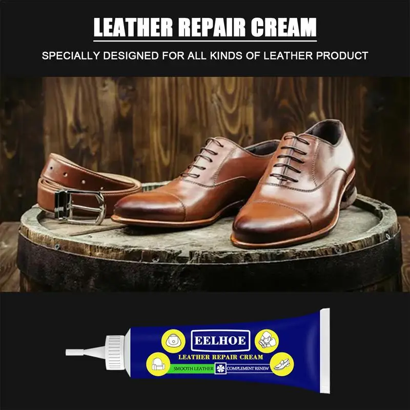 

Car Leather Patching Cream Car Seat Leather Repair Gel Care Kits Vehicle Seat Leather Shoes Recoloring Balm Gel Car Accessories