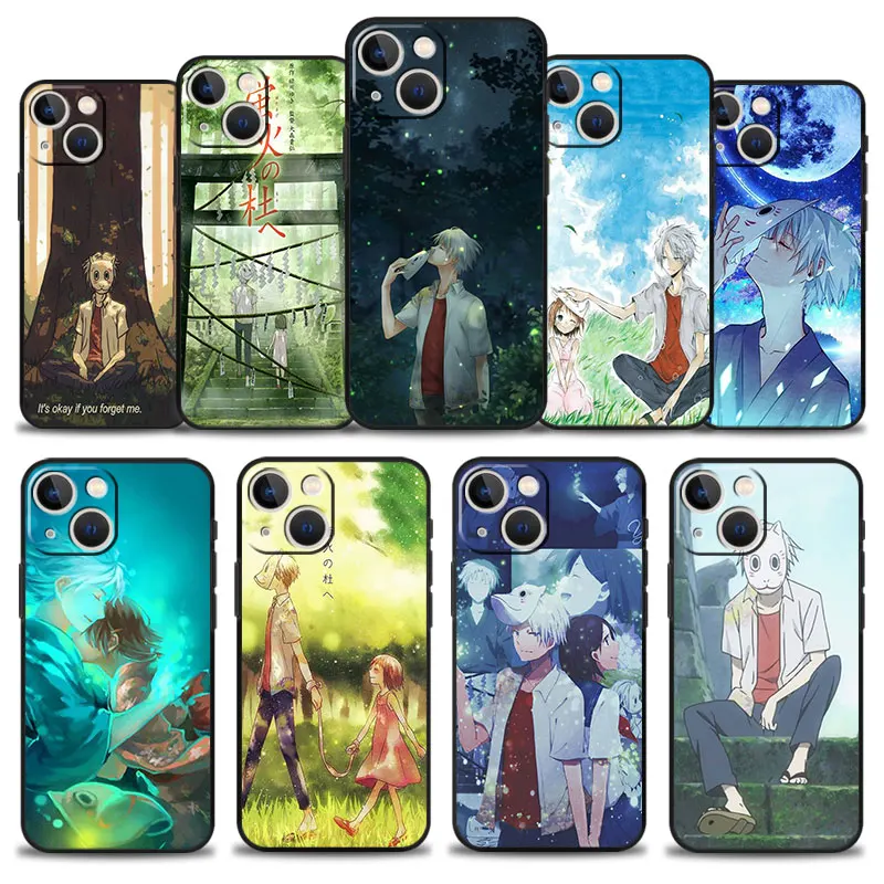 

Japan Anime Masked Boy Hotarubi no Mori e Phone Case For Apple iPhone 13 11 12 Pro Max XR X 8 7 6 6S Plus XS 13mini 14 SE Cover