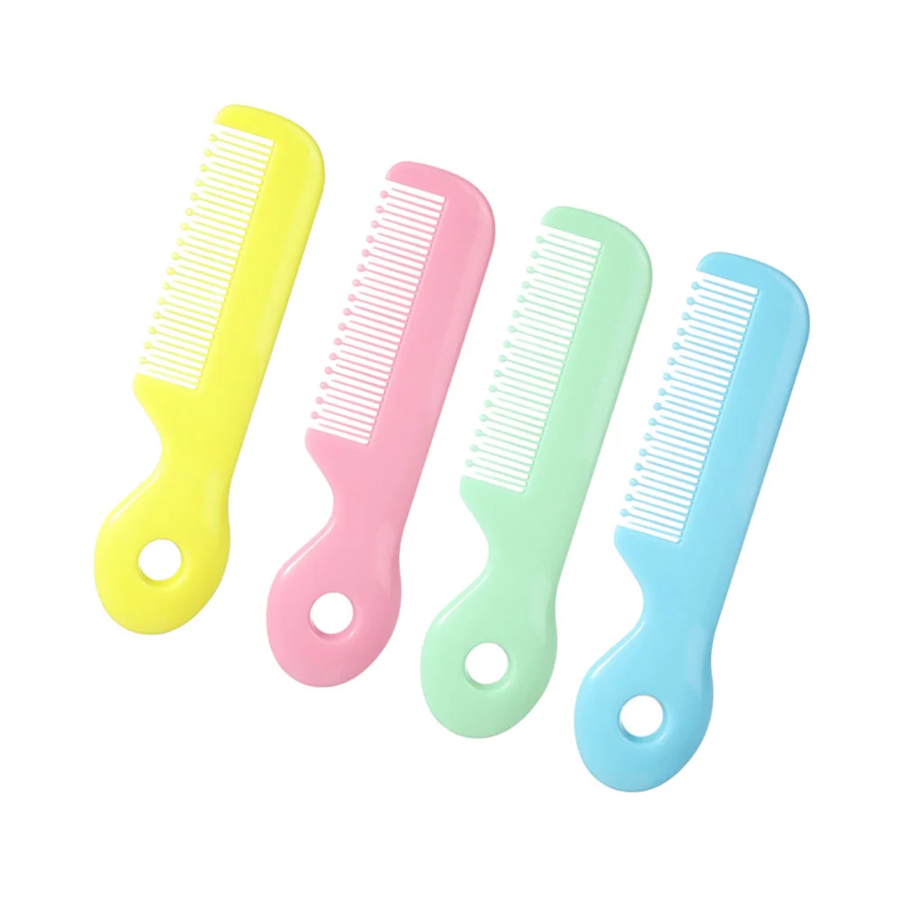 

4pcs Hair Combs Creative Prcatical Round Teeth Hair Comb Scalp for