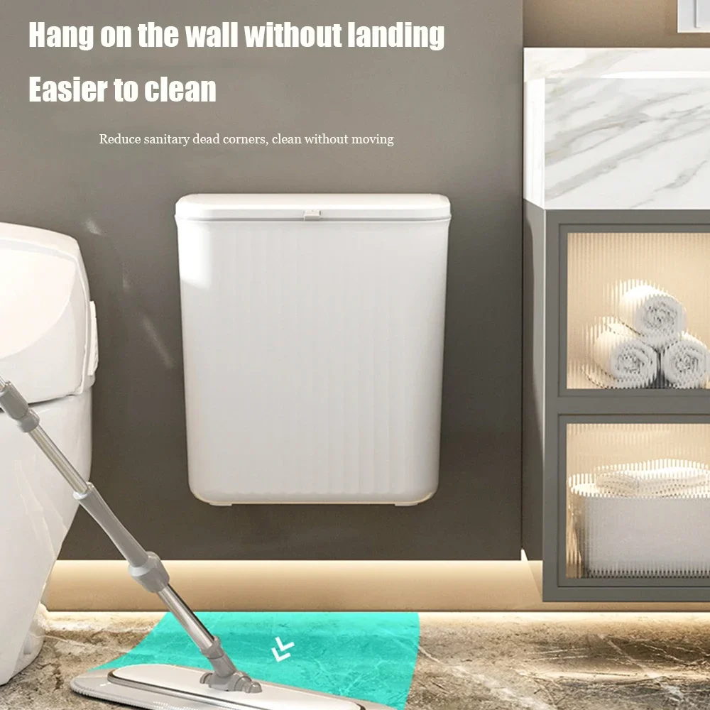 Настенный мусорный бак для кухни ванной комнаты портативный бытовой подвесной