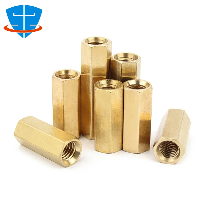 

50pcs M2M2.5 M3 M4 M5 Copper Brass Double Pass Hex Standoff Board Pillar Hexagon Thread PCB Motherboard Spacer Nut Hollow Column