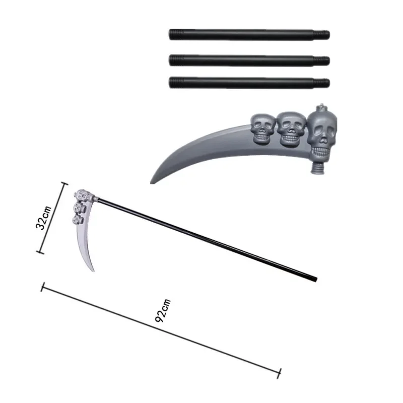 Детский костюм призрака на Хэллоуин для ролевых игр с накидкой из красного