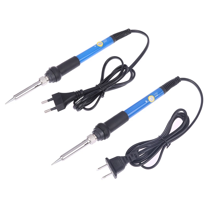 

Adjustable Temperature Electric Iron Soldering USA/EU plug 60W Welding Solder Heating Nib Repair Tool