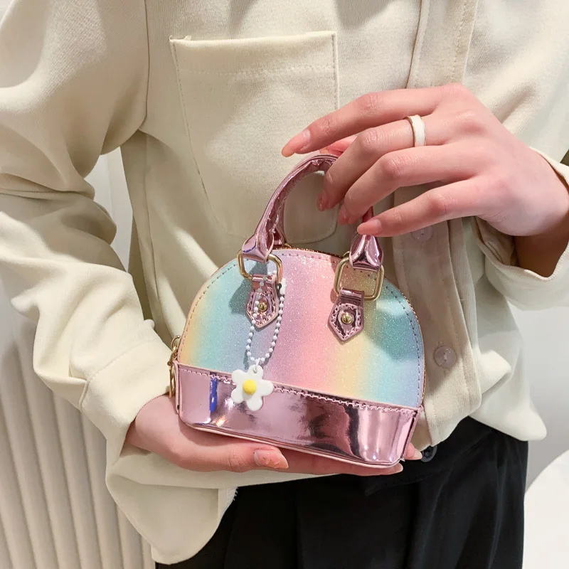 

Girl Rainbow Purses and Handbags for Women PU Leather Crossbody Bag Female Coin Wallet Tote Ladies Shoulder Bag