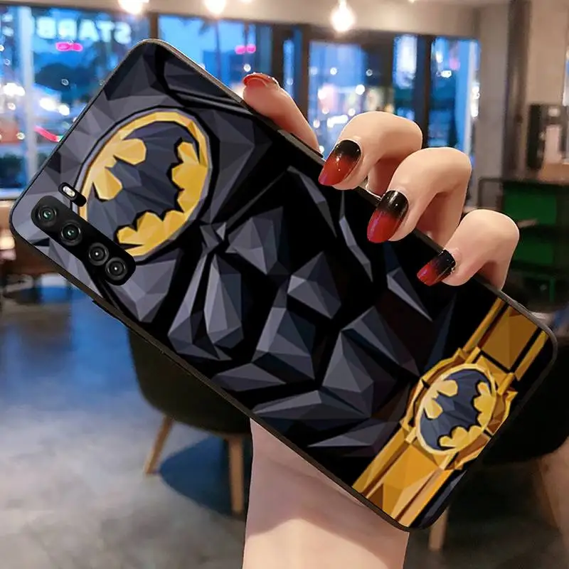 bandai batman super hero phone case for huawei p20 p30 p40 lite e pro mate 40 30 20 pro p smart 2020 free global shipping