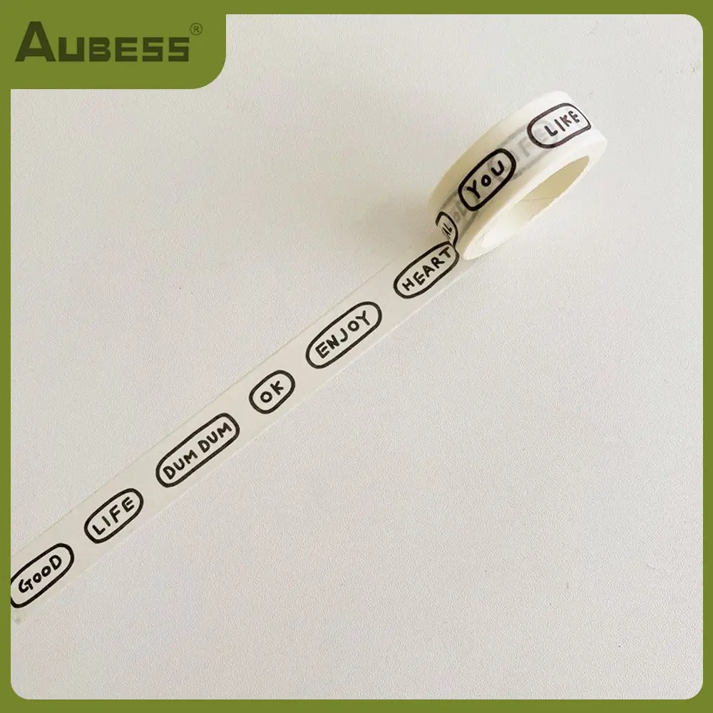 

Unique Design Kawaii Tape English Alphabet Hand Account Stickers Convenient Tape Rich And Colorful Scrapbook And Paper Tape