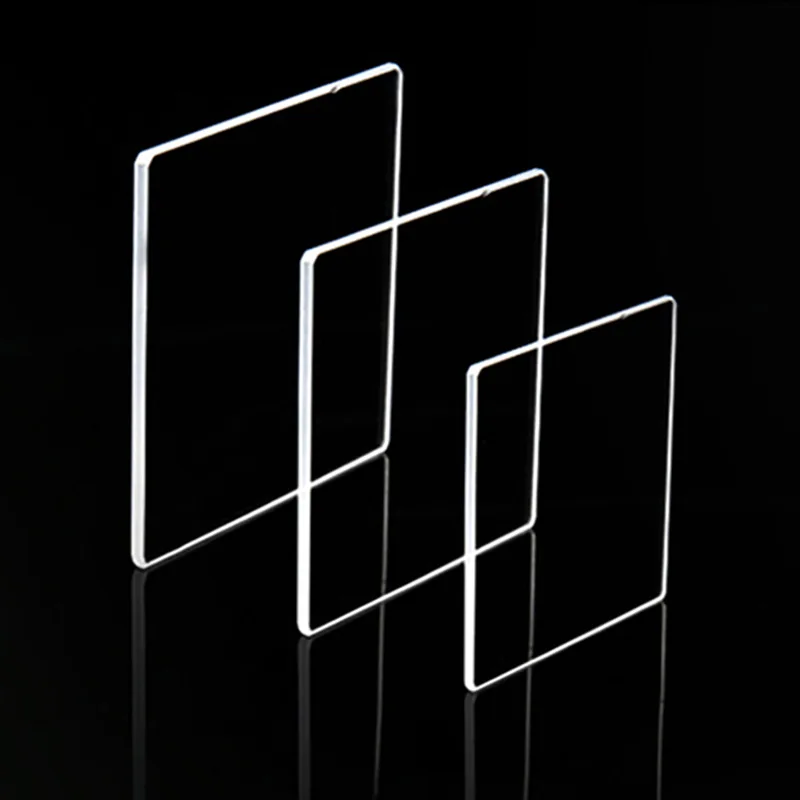 Кварцевая пластина термостойкое скользящее стекло высокая ультрафиолетовая