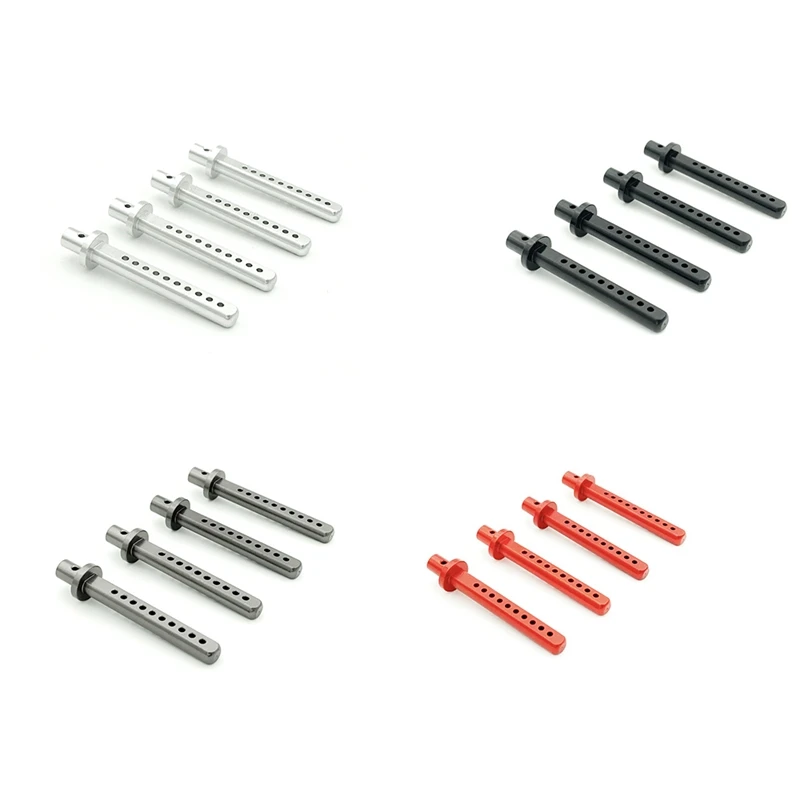 

4Pcs Metal RC Car Shell Column Body Posts Mount For 1/10 Crawler Car Axial SCX10 SCX10 II RC4WD D90 TF2 Tamiya