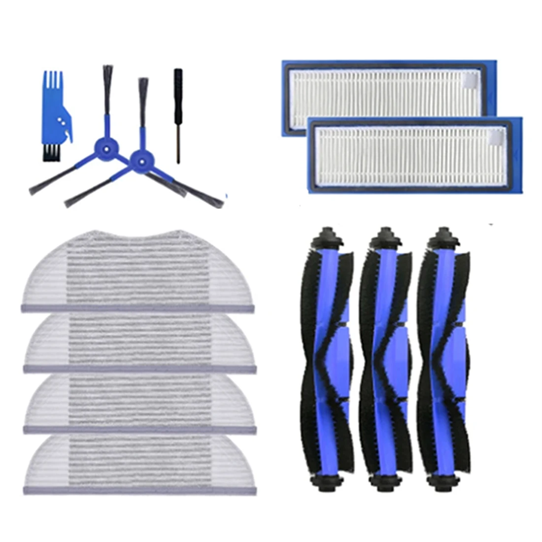 

1Set Replacement for Eufy RoboVac L70 Robot Vacuum Cleaner Mop Cloth Main Roller Brush Hepa FIlter Side Brush Parts