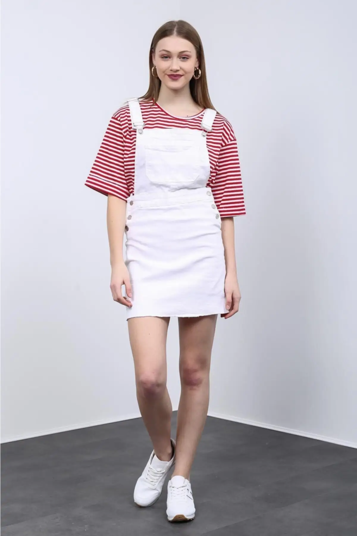 

Women's Overalls Skirt Formed Salopet Hot Style Quality Fabric Sleeveless Baggy Trousers Casual Jumpsuit