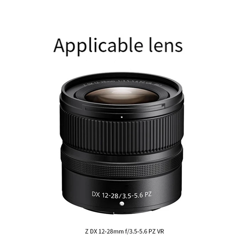 HB-112 Bayonet Lens Hood Petal Shade For Nikon Z DX 12-28Mm F3.5-5.6 PZ VR On ZF Z30 Z50 ZFC Z5 Z7 Z6 II Z8 Z9