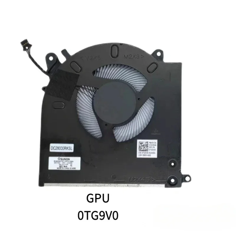 Вентилятор охлаждения процессора и графического для Dell Alienware M15 R3 0D1X38 D1X38 0TG9V0 TG9V0