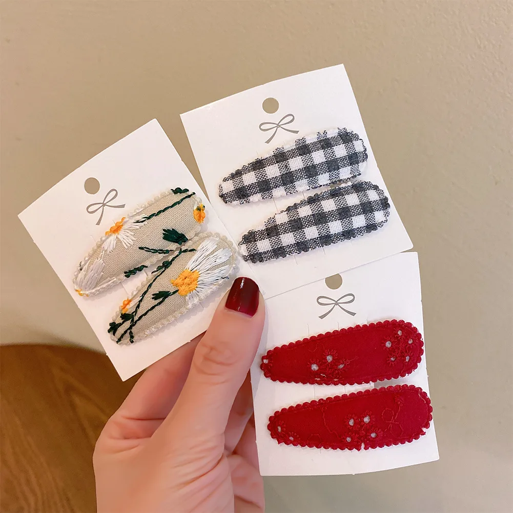 2 шт./набор заколки для волос в Корейском стиле