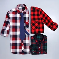 popular wool plaid long sleeved shirt casual thickened flannel large square shirt for men