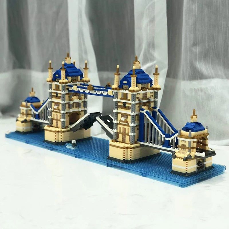 PZX 9919 г. мировая архитектура Лондонская башня мост река тамза 3D мини-алмазные